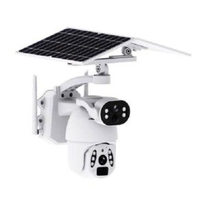 4G 6MP Ubox Dual Lens Dual Screen Solar PTZ Camera